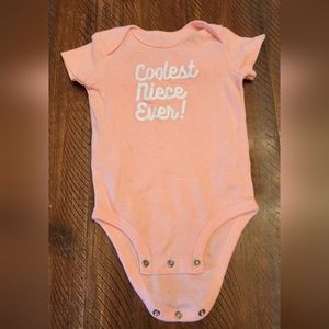 🎉5/$10 "Coolest Niece Ever!" onesie